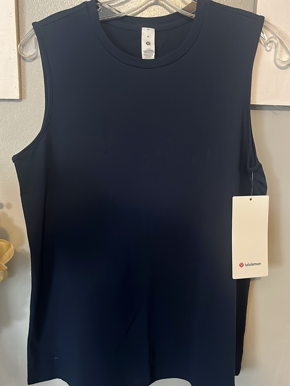 lululemon athletica Navy Sleeveless Muscle Tee